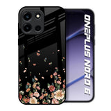Floating Floral Print OnePlus Nord 6 Glass Back Cover Online