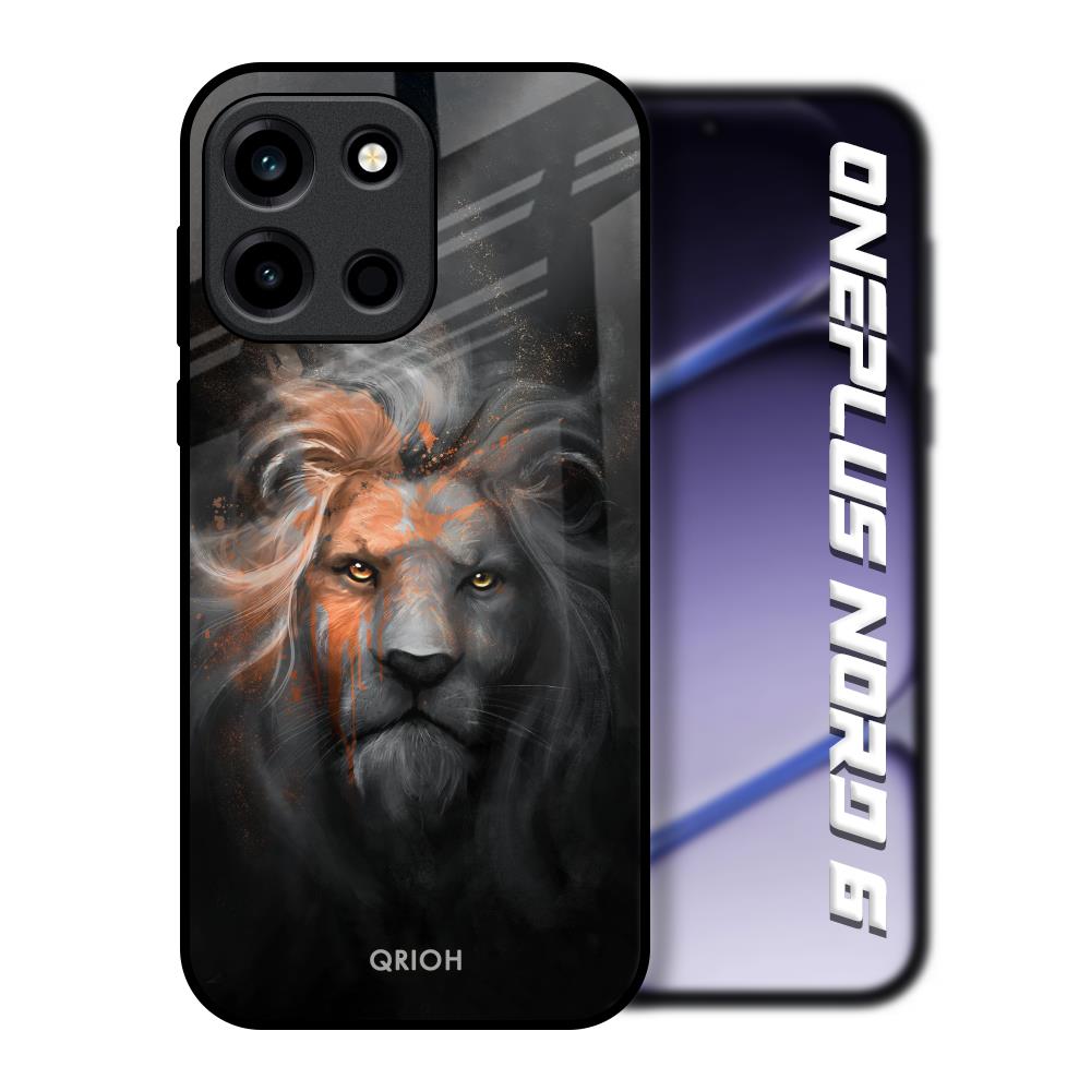 Devil Lion OnePlus Nord 6 Glass Back Cover Online