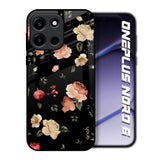 Black Spring Floral OnePlus Nord 6 Glass Back Cover Online