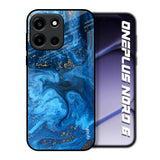 Gold Sprinkle OnePlus Nord 6 Glass Back Cover Online