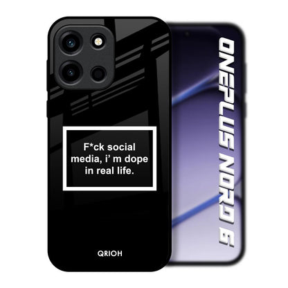 Dope In Life OnePlus Nord 6 Glass Back Cover Online