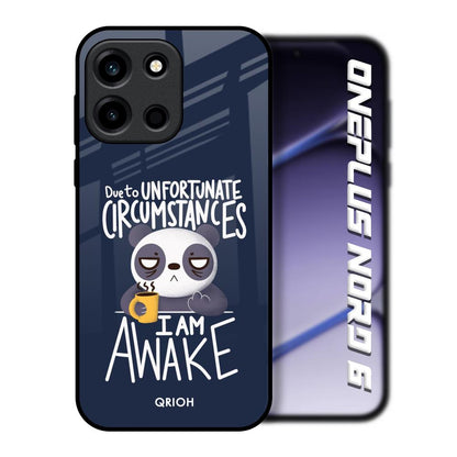 Struggling Panda OnePlus Nord 6 Glass Back Cover Online