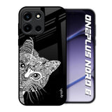 Kitten Mandala OnePlus Nord 6 Glass Back Cover Online