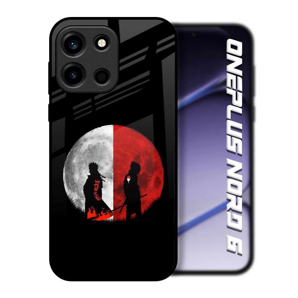 Anime Red Moon OnePlus Nord 6 Glass Back Cover Online