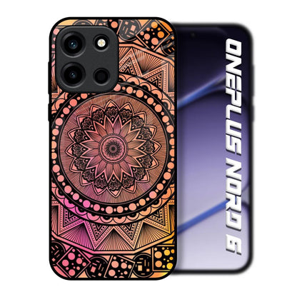 Floral Mandala OnePlus Nord 6 Glass Back Cover Online