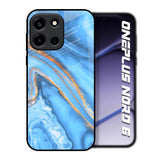 Vibrant Blue Marble OnePlus Nord 6 Glass Back Cover Online