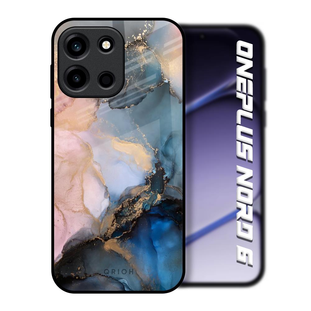 Marble Ink Abstract OnePlus Nord 6 Glass Back Cover Online