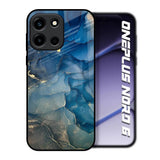 Blue Cool Marble OnePlus Nord 6 Glass Back Cover Online