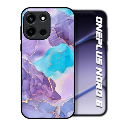 Alcohol ink Marble OnePlus Nord 6 Glass Back Cover Online