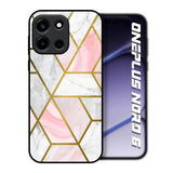 Geometrical Marble OnePlus Nord 6 Glass Back Cover Online