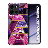 Electroplated Geometric Marble OnePlus Nord 6 Glass Back Cover Online