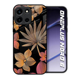 Lines Pattern Flowers OnePlus Nord 6 Glass Back Cover Online