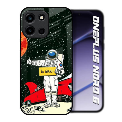 Astronaut on Mars OnePlus Nord 6 Glass Back Cover Online