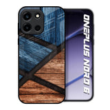 Wooden Tiles OnePlus Nord 6 Glass Back Cover Online