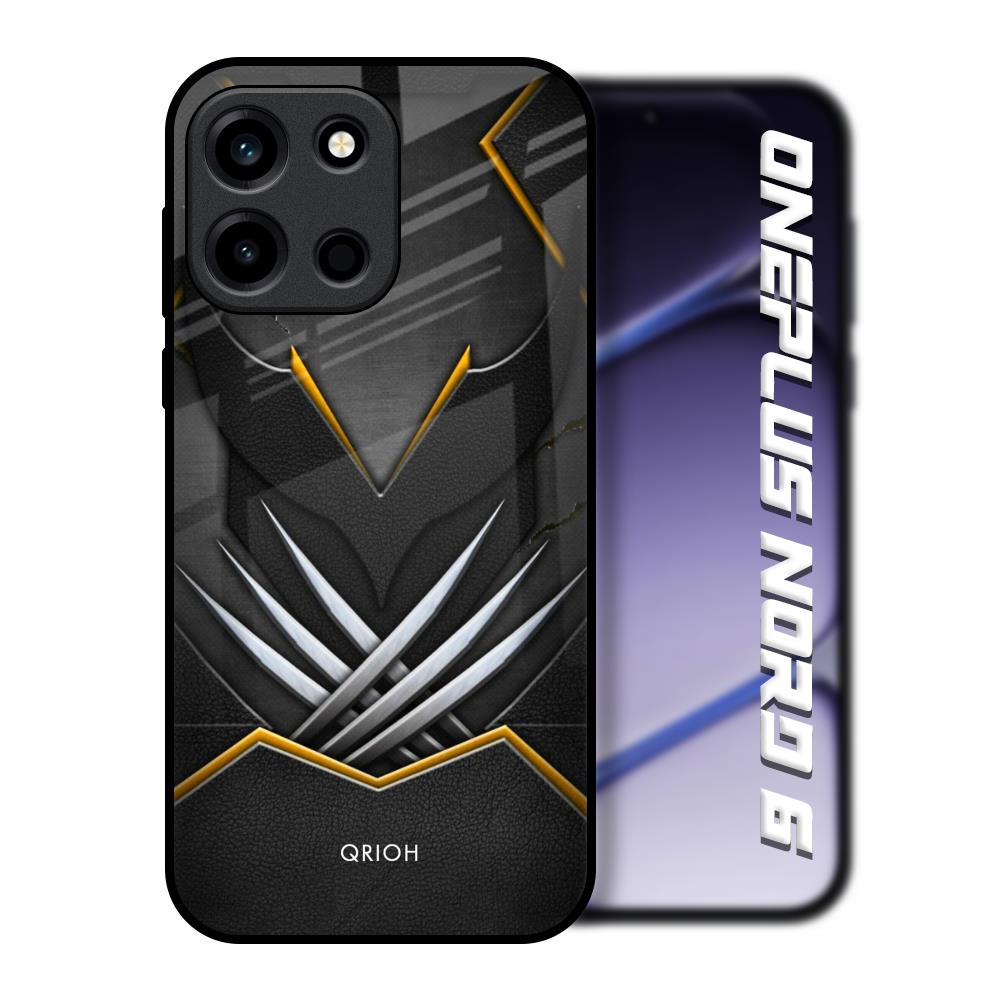 Black Warrior OnePlus Nord 6 Glass Back Cover Online