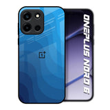 Blue Wave Abstract OnePlus Nord 6 Glass Back Cover Online