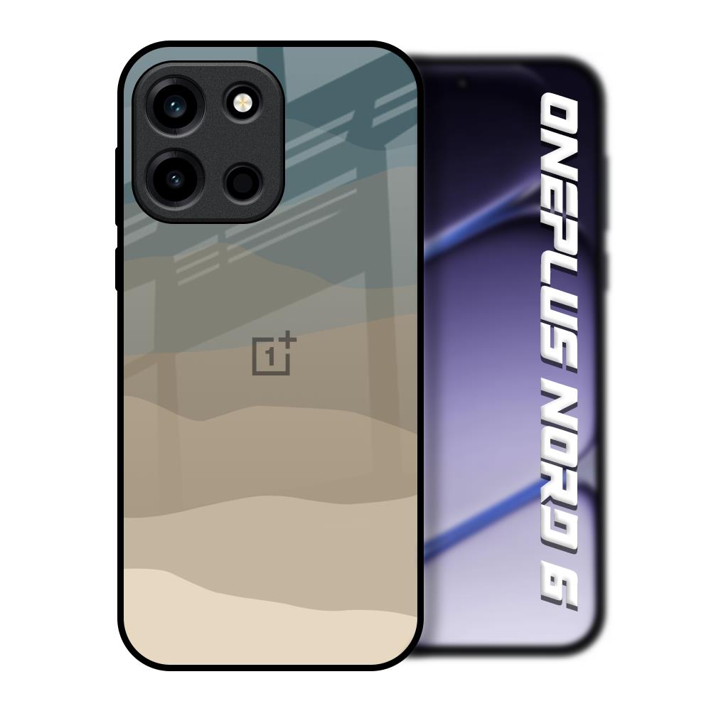 Abstract Mountain Pattern OnePlus Nord 6 Glass Back Cover Online