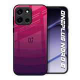 Wavy Pink Pattern OnePlus Nord 6 Glass Back Cover Online