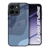 Navy Blue Ombre OnePlus Nord 6 Glass Back Cover Online
