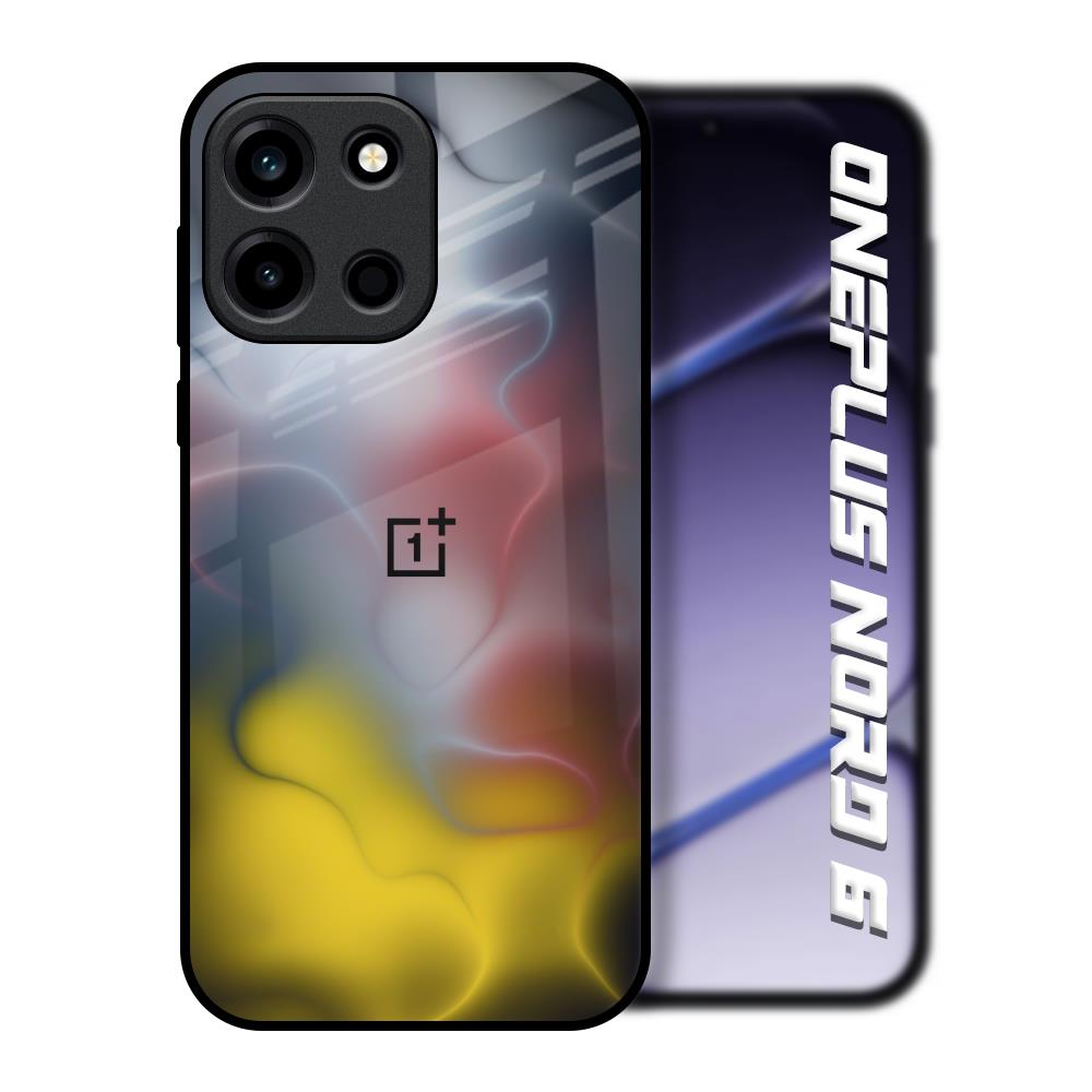 Colorful Smoke OnePlus Nord 6 Glass Back Cover Online