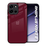 Classic Burgundy OnePlus Nord 6 Glass Back Cover Online
