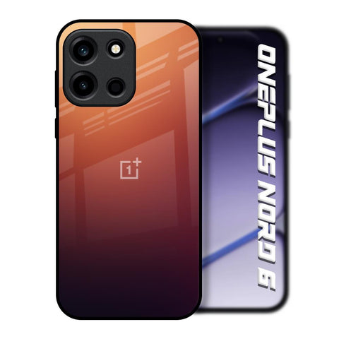 Sunset Background OnePlus Nord 6 Glass Back Cover Online