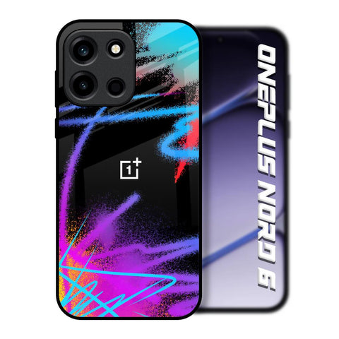 Brushy Color OnePlus Nord 6 Glass Back Cover Online
