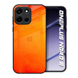 Tangy Orange OnePlus Nord 6 Glass Back Cover Online
