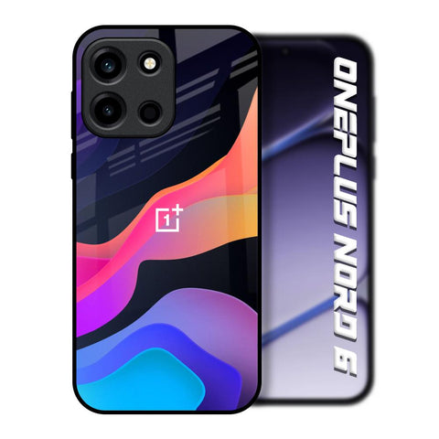 Colorful Fluid OnePlus Nord 6 Glass Back Cover Online