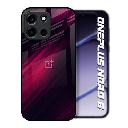 Razor Black OnePlus Nord 6 Glass Back Cover Online