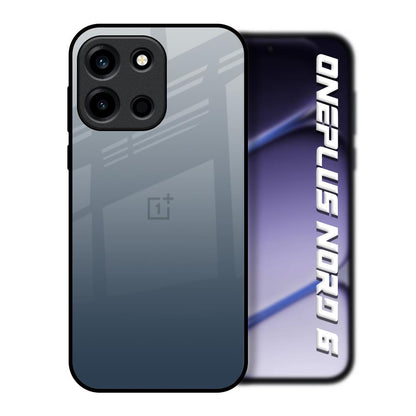 Smokey Grey Color OnePlus Nord 6 Glass Back Cover Online