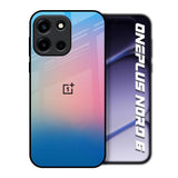 Blue & Pink Ombre OnePlus Nord 6 Glass Back Cover Online