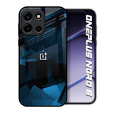 Polygonal Blue Box OnePlus Nord 6 Glass Back Cover Online