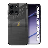 Grey Metallic Glass OnePlus Nord 6 Glass Back Cover Online