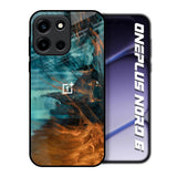Golden Splash OnePlus Nord 6 Glass Back Cover Online