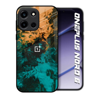 Watercolor Wave OnePlus Nord 6 Glass Back Cover Online