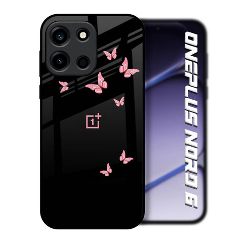 Fly Butterfly OnePlus Nord 6 Glass Back Cover Online