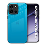 Blue Aqua OnePlus Nord 6 Glass Back Cover Online