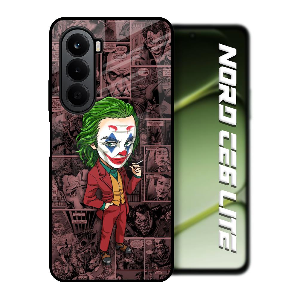 Joker Cartoon OnePlus Nord CE6 lite Glass Back Cover Online