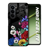 Rose Flower Bunch Art OnePlus Nord CE6 lite Glass Back Cover Online