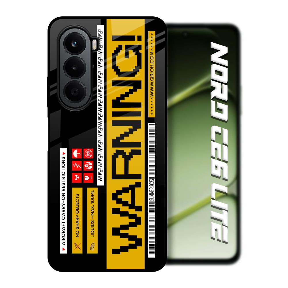 Aircraft Warning OnePlus Nord CE6 lite Glass Back Cover Online