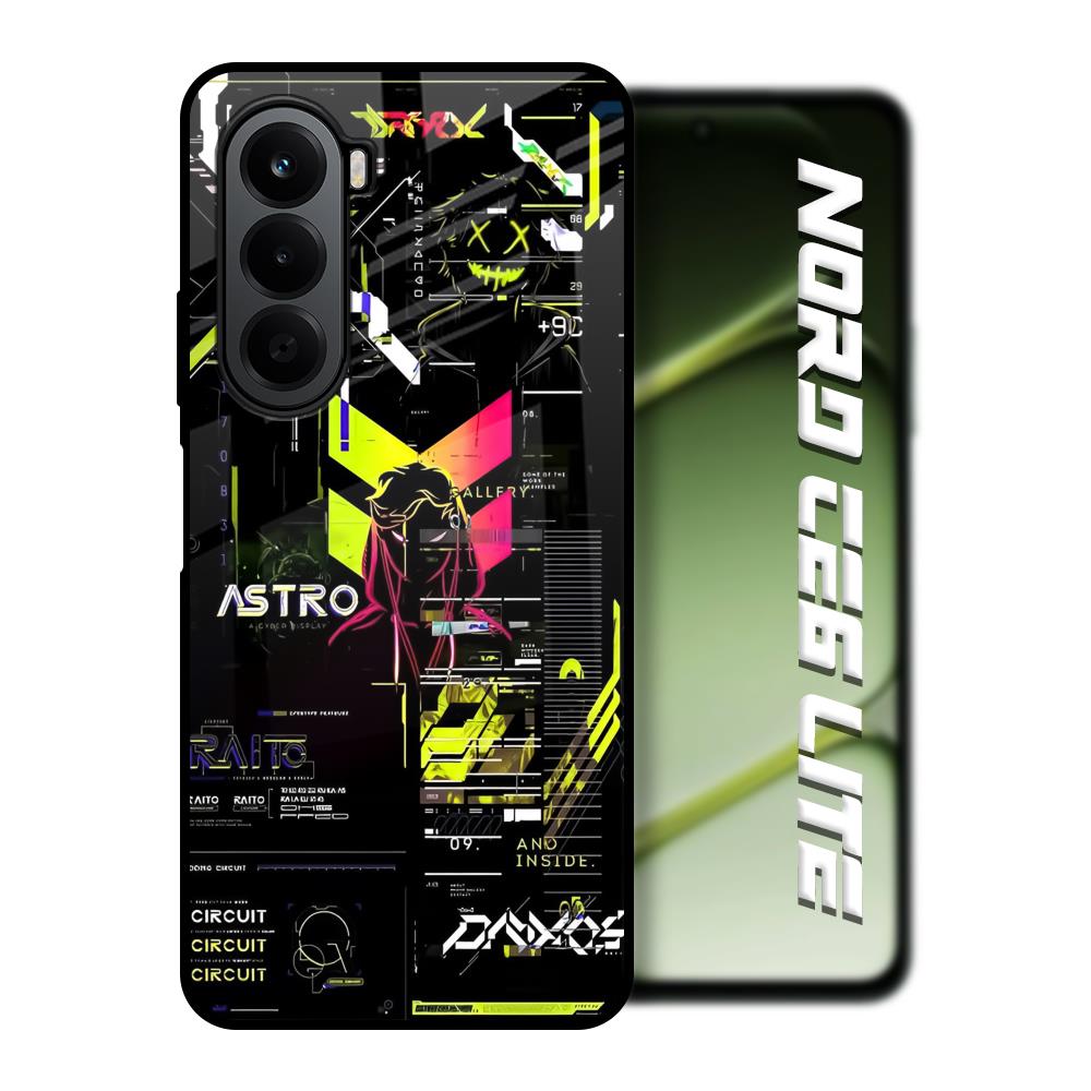 Astro Glitch OnePlus Nord CE6 lite Glass Back Cover Online