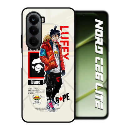 Bape Luffy OnePlus Nord CE6 lite Glass Back Cover Online