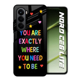 Magical Words OnePlus Nord CE6 lite Glass Back Cover Online