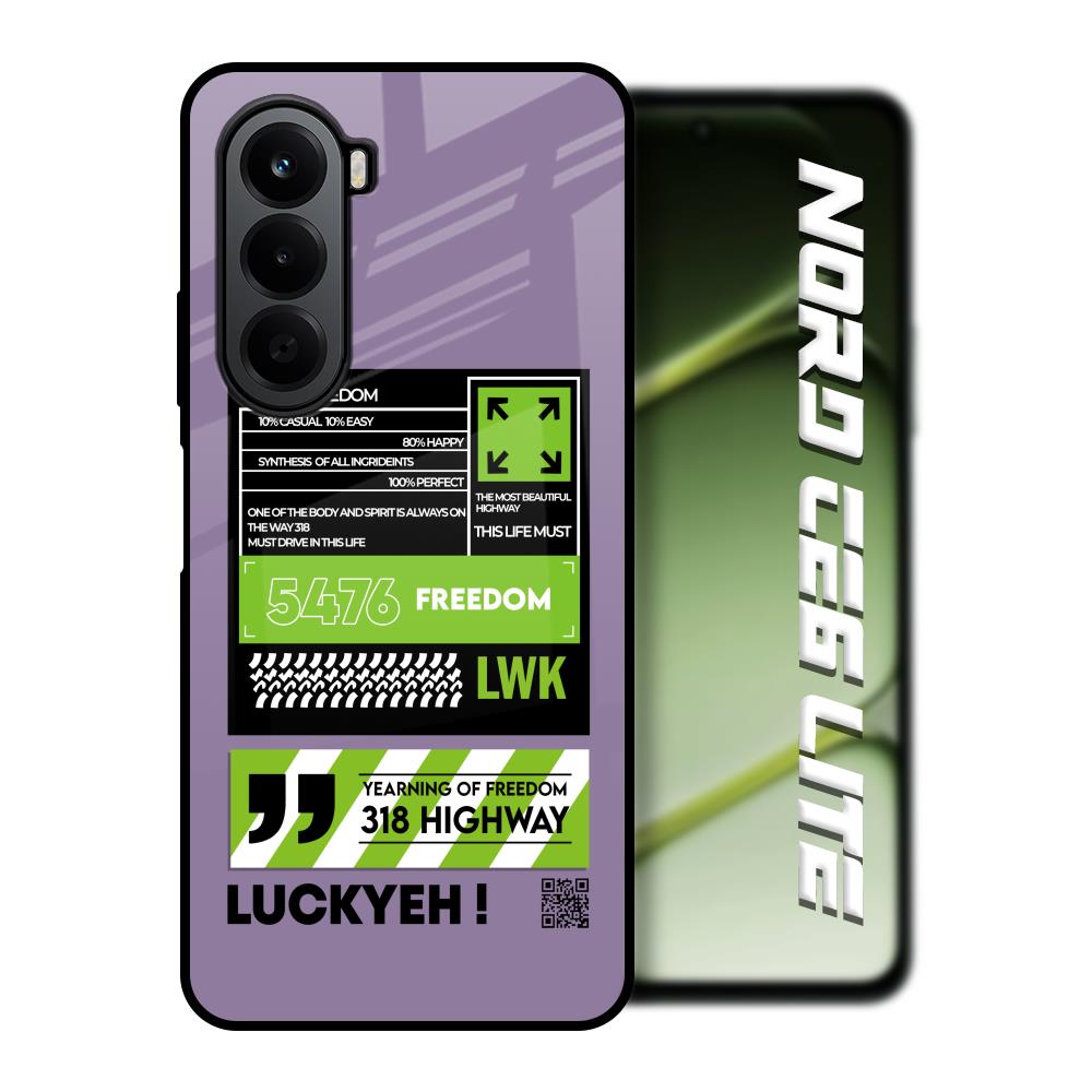 Run & Freedom OnePlus Nord CE6 lite Glass Back Cover Online