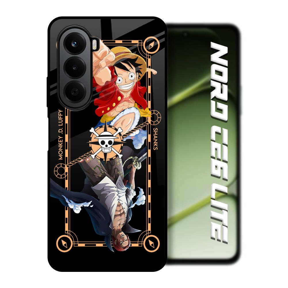 Shanks & Luffy OnePlus Nord CE6 lite Glass Back Cover Online