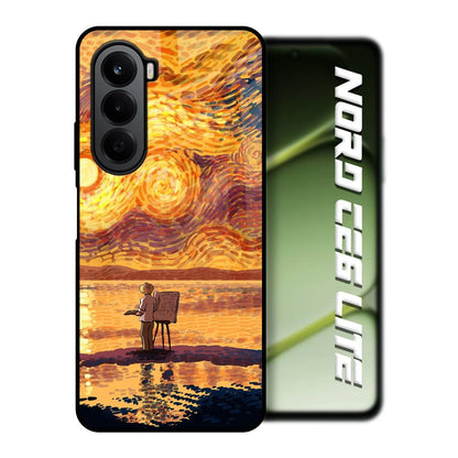 Sunset Vincent OnePlus Nord CE6 lite Glass Back Cover Online