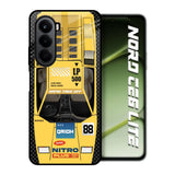 Yellow Racing Car OnePlus Nord CE6 lite Glass Back Cover Online