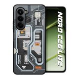 Retro Futuristic OnePlus Nord CE6 lite Glass Back Cover Online