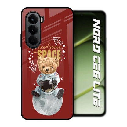 Astronaut Bear OnePlus Nord CE6 lite Glass Back Cover Online